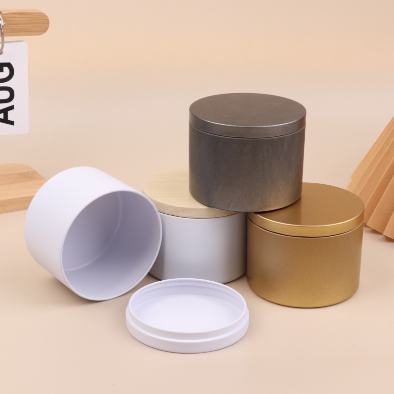 Candle Making Jars With Lids - Оптовые жестяные банки для свечей объемом