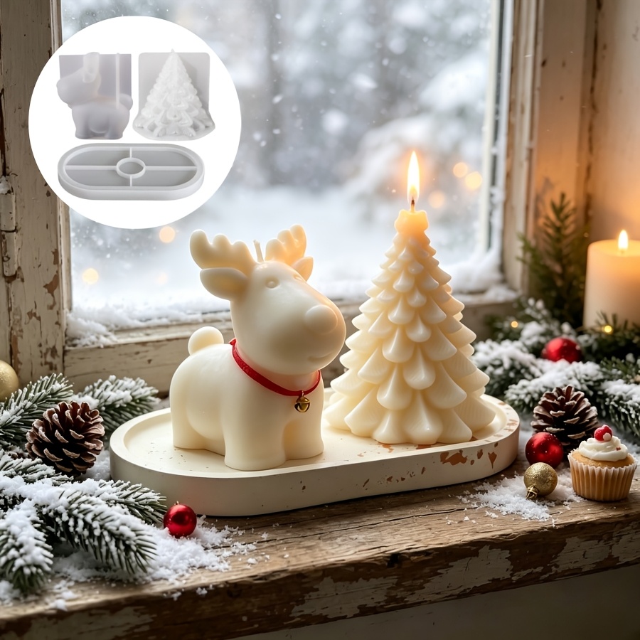 Набор из 3 силиконовых форм дл – обзор и цена Candle Making Kits